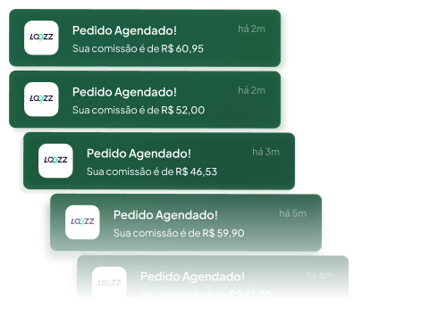 Notificação de vendas